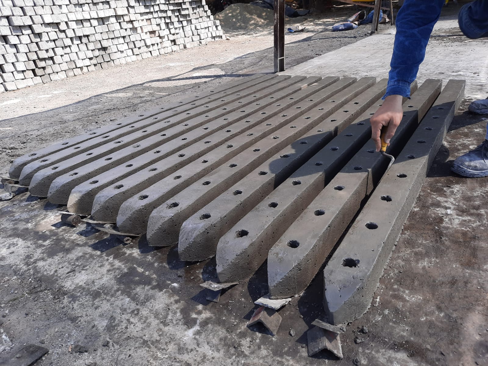Plaquetas de concreto